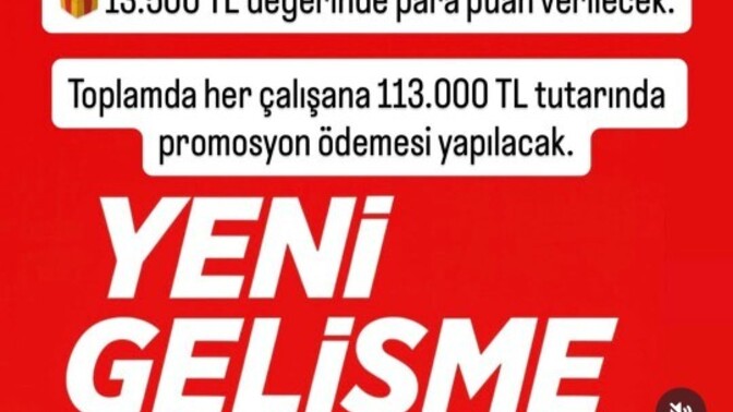 Promosyon alıyor musun?