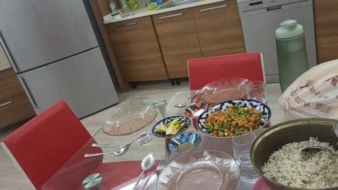 Güçlenmiş evimizde akşam yemeğimiz nasıl görünüyor?