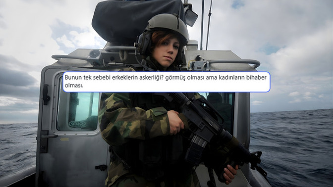Kadınlara askerlik konusu açıldığından beri ne biri gitmem dedi ne de bedelli yaparım dedi. Erkekler fazla mı nazlı?