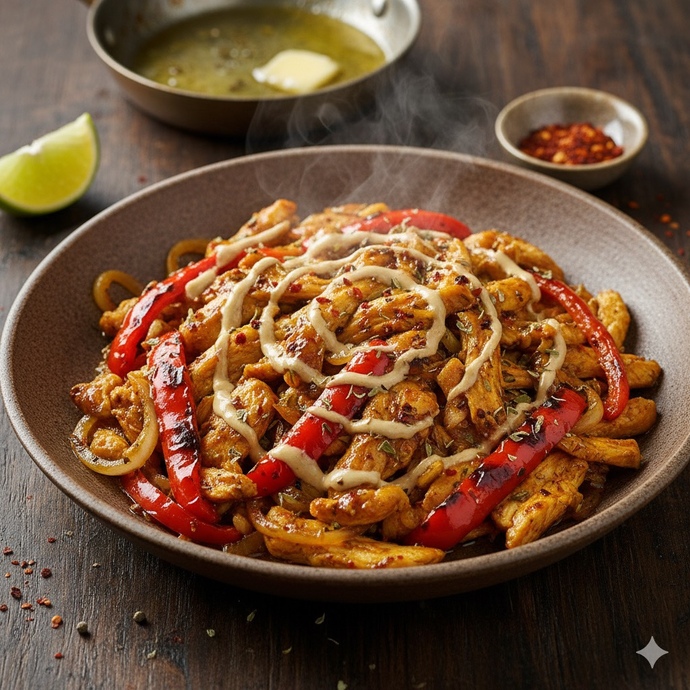 Yapay zeka ile az önce yaptığım yemek. Sizce nasıl olmuş? Tavuk Sote (200 gr Haşlanmış Tavuk)?