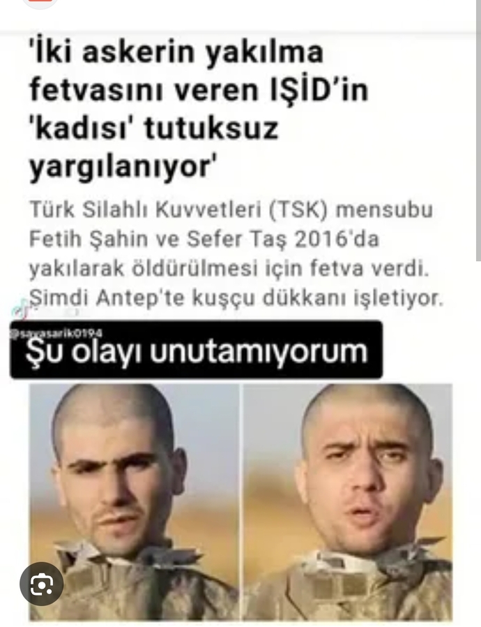 Isid tarafından yakılan askerleri hatırlıyor musunuz ?