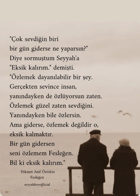Sevdiğiniz gidince siz ne hissettiniz, eksik kaldınız mı?