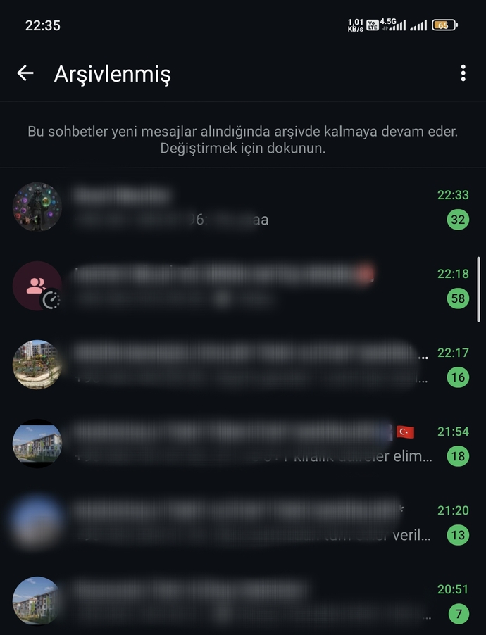 Whatsapp gruplarında yazılanları sık sık okur musunuz?