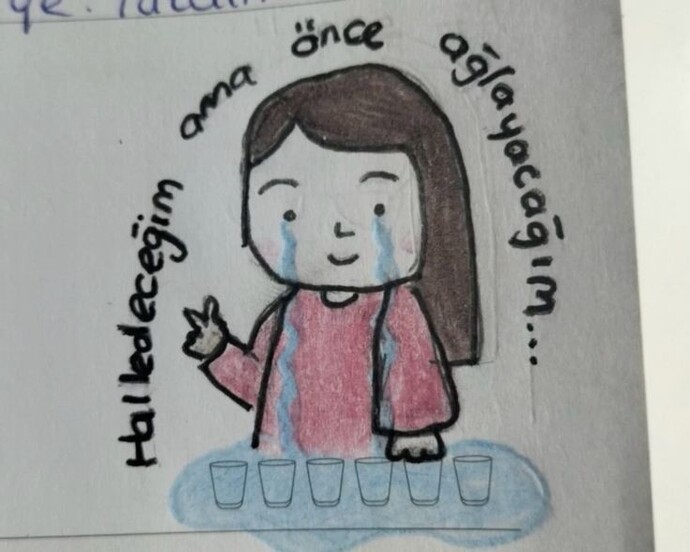 Hallederim… ama önce bi ağlayayım 😂 Kimler böyle?