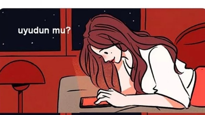 Bu saatte gelen “Uyudun mu” mesajının niyeti masum mudur kötü mü?
