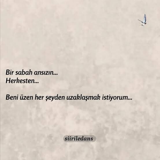 Herşeyden uzaklaşmayı düşündüz mü?