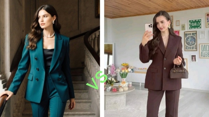 Kadınlara takım elbise yakışıyor mu?
