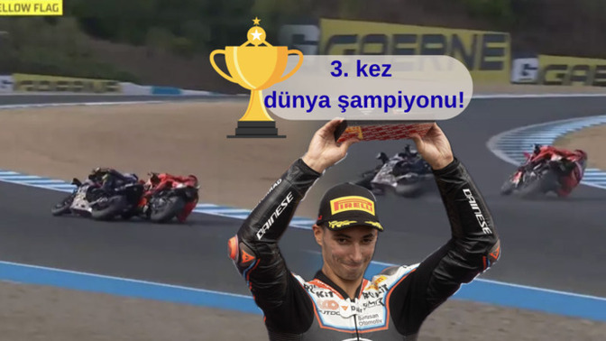 Rakibinin agresif atağıyla yarış dışı kalan Toprak Razgatlıoğlu 2025 Dünya Superbike şampiyonu oldu! Fair play lafta mı kaldı?