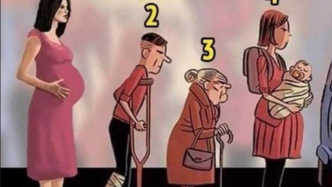 Otobüste böyle bir durumla karşılaştın yerini kime verirdin?