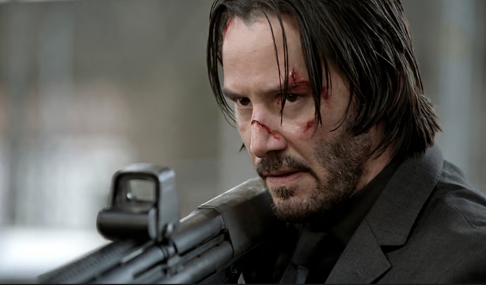 John Wick filminden bir sahne (2014)