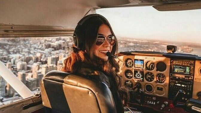 Pilot olmak bi kadın için çok mu havalı sizce?