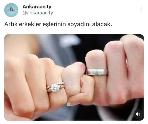 Artık erkeklerde eşlerinin soyadını alacakmış, siz alır mıydınız erkekler?