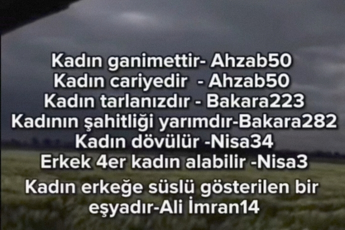 İslam kadına değer vermez! Peki nerden bileceğiz?