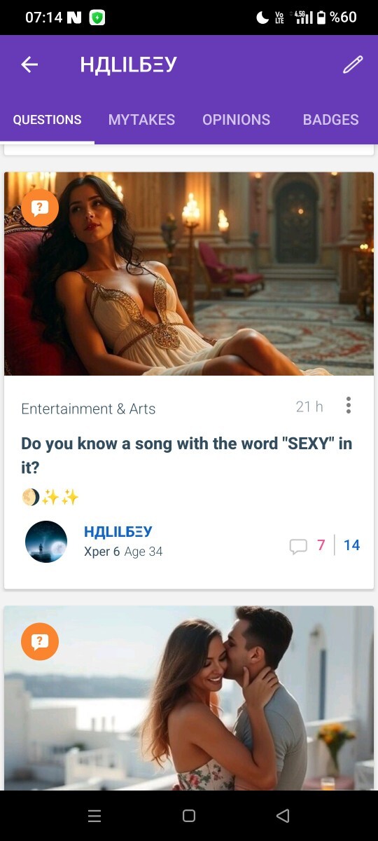 İçinde SEKSİ veya seksi kelimesi geçen bir şarkı biliyor musun?