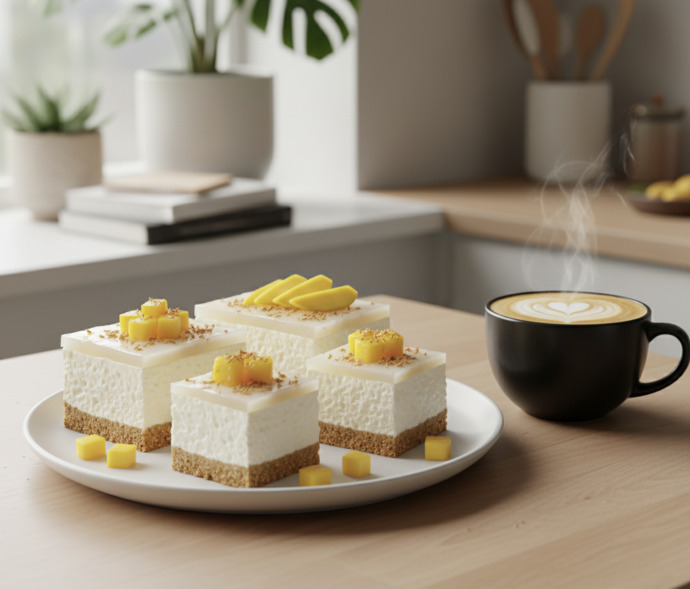 Hindistan cevizi soslu cheesecake sever misiniz?