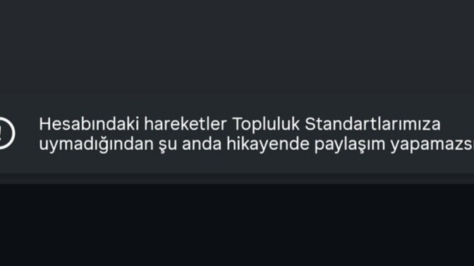İnstagramda böyle bir sorunla karşılaştım geçer mi?