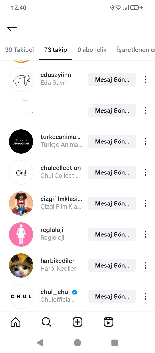 Instagramda takip ettiğim kişiler saçma mı sizce?