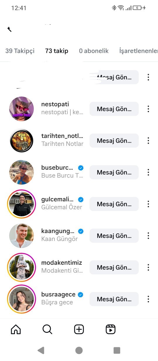 Instagramda takip ettiğim kişiler saçma mı sizce?