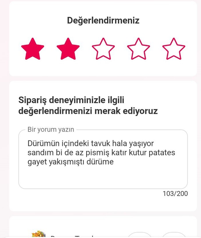 İşletmelere ve trendyolda yorum yapıyor musunuz?