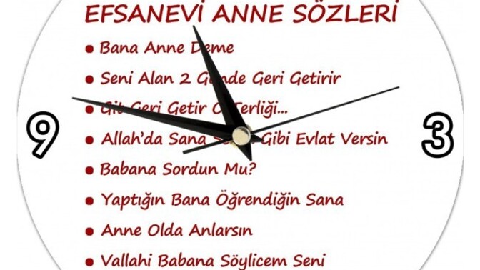 Annenin nasihatlerinden bir kitap olsaydı, en iyi nasihat hangisi olurdu?