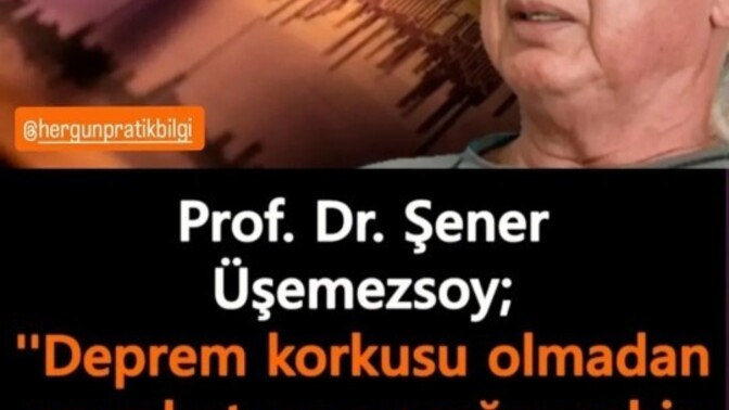 Deprem korkusu yaşamayacağımız tek şehir İstanbulmuş doğru mu?