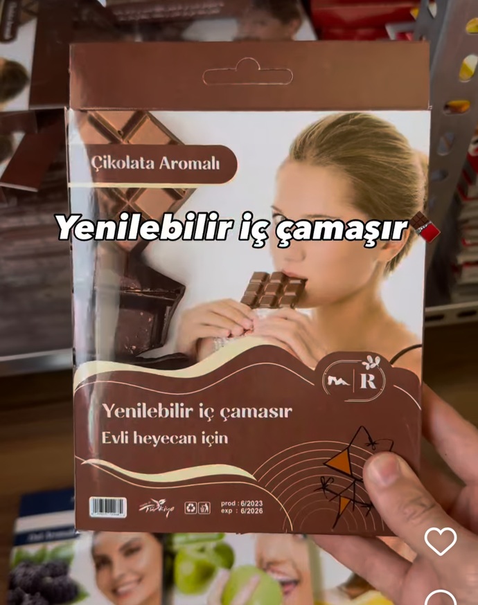 Yenilebilir iç çamaşırı çıkmış alır mıydınız?