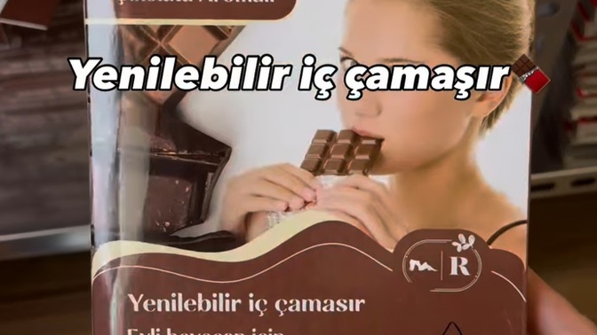 Yenilebilir iç çamaşırı çıkmış alır mıydınız?