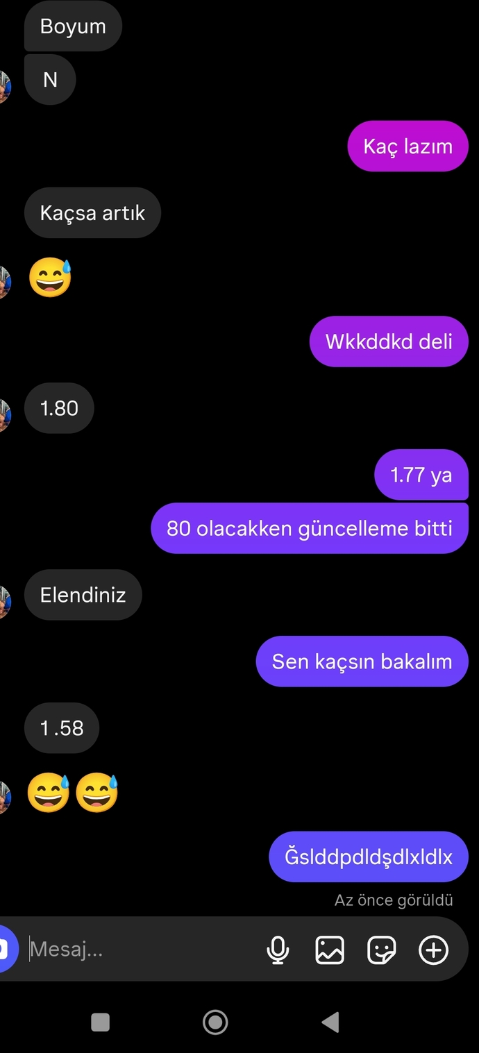 Kızlar niye böylesiniz?
