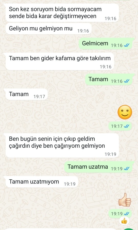Sizce ayrıldık mı?