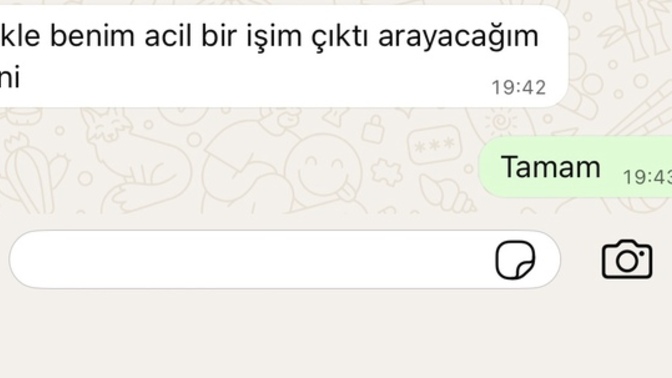 Watsap profiline bir anda siyah fotoğraf koydu?