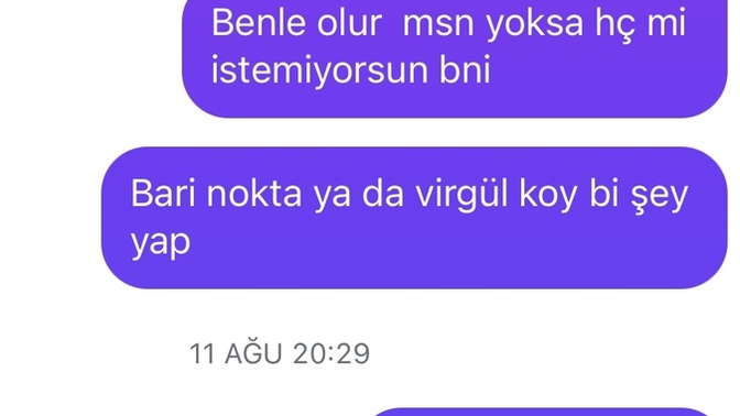 Sözlüme kız böyle mesajlar atmış sözlüm engellemişti fakat geri açmış englei ben napıcam?