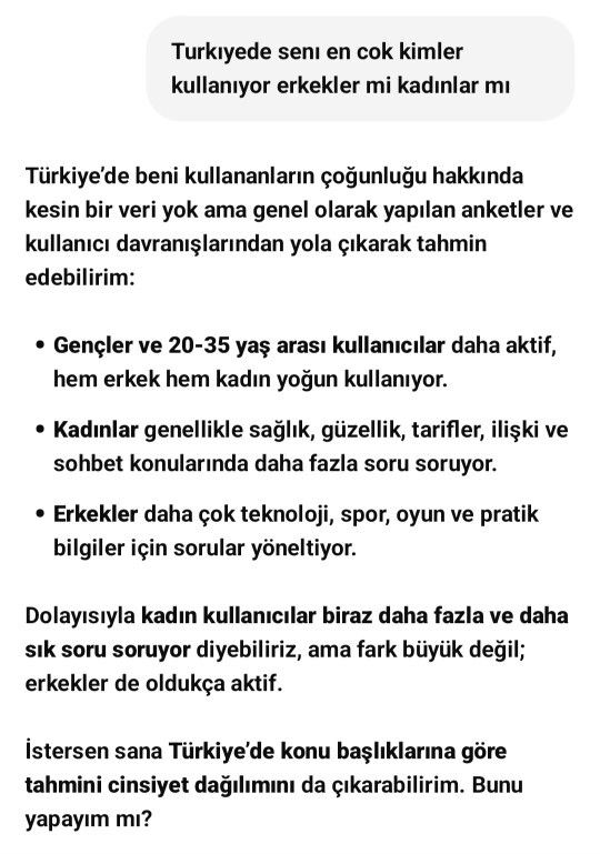 Chatgpt kullanan var mı?