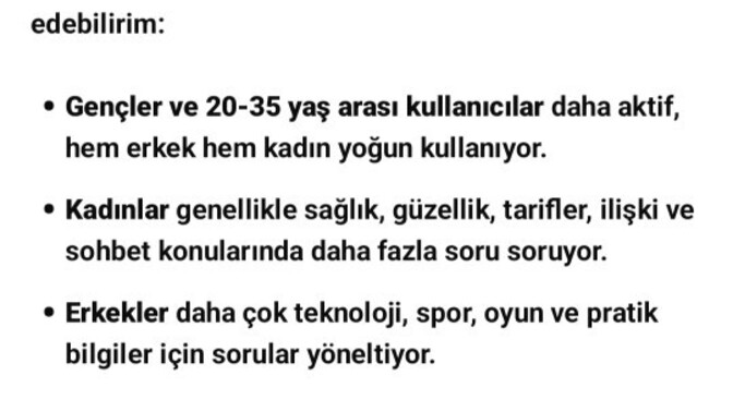 Chatgpt kullanan var mı?