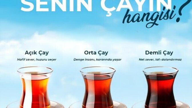 Çayını hangi ayarda seversin?