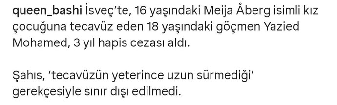Tecavüzün süresi olur mu?