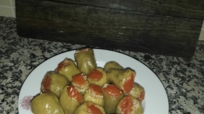Siz hiç hayatınızda böyle dolma yediniz mi?