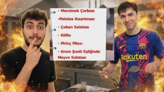 Öğrenci evi Yemekteyiz'e katılsanız menünüz ne olurdu?