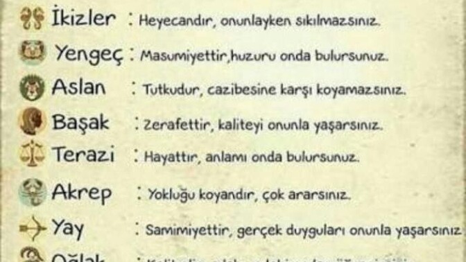 Burçlar hakkında bilgili erkek iticiliği diye bir şey var mı?