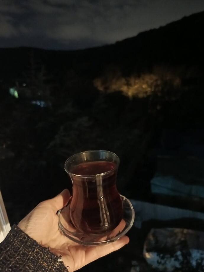 Çay var içersen?
