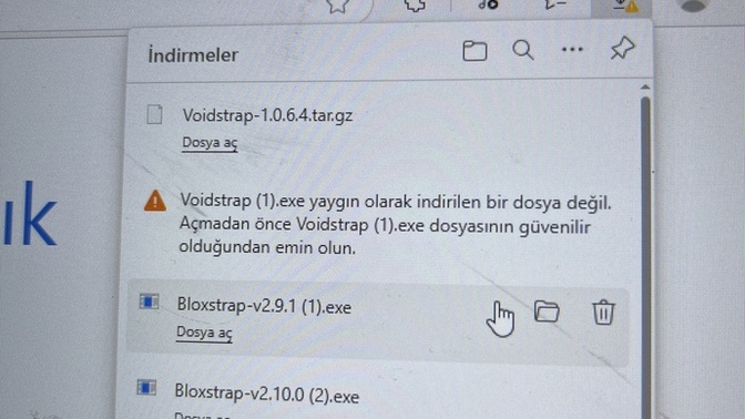 Voidstrap indiremiyorum?