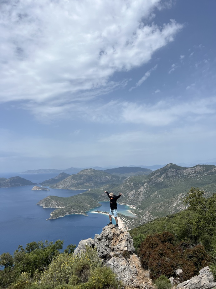 Bu foto var. Likya yoku yürüyüşünden bir kare