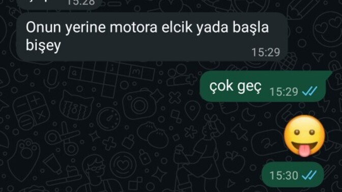 Kendime bi şey aldıgım için sevgilim aptal dedi?