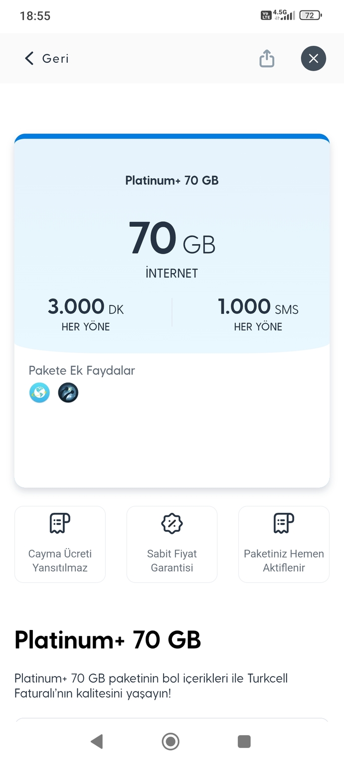 Telefon faturanız hangi tarife ve ne kadar?