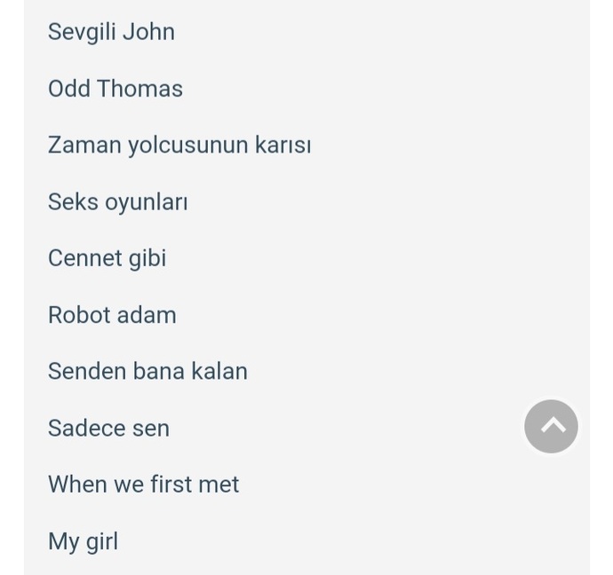 Film önerisi yaparmısınız?