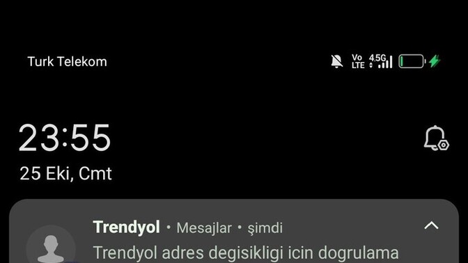Bana böyle bir mesaj geldi neden?