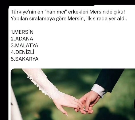 Hanımcı mısınız beyler?