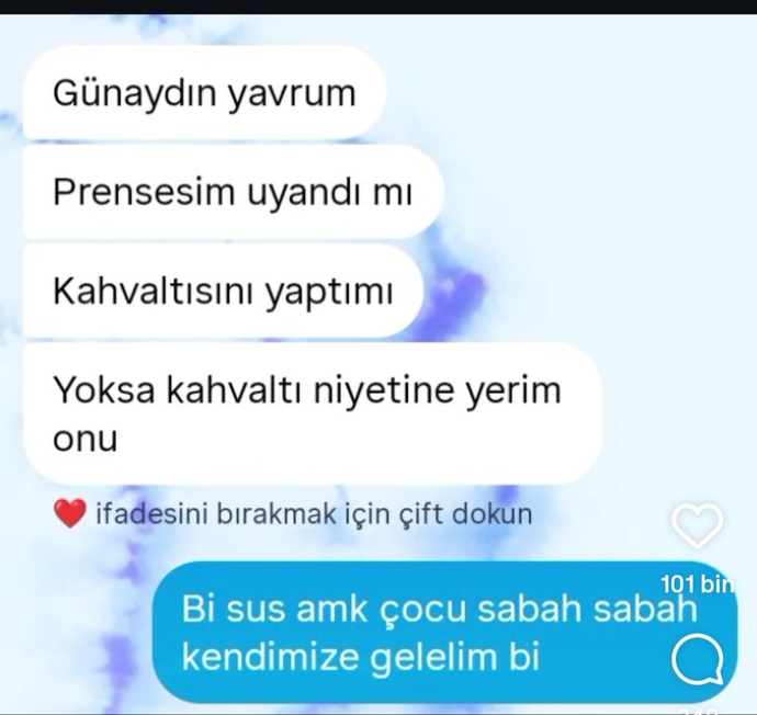 Günaydın mesaji önemli mi?