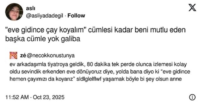 Seni musmutlu eden bir cümle söyleyebilir misin?