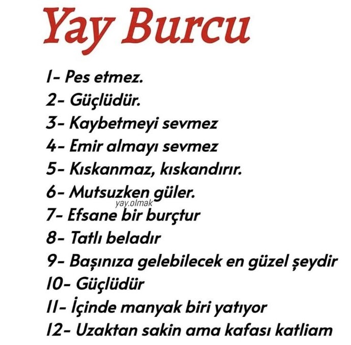 Yay burcu olanlar kendilerini belli edermi?