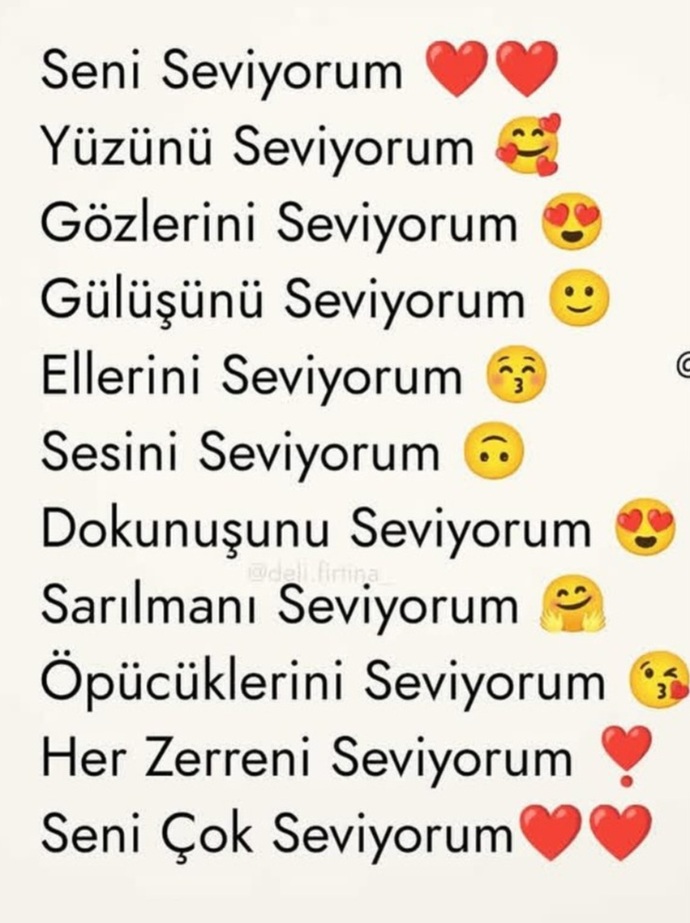 Sevdiğinizin en çok neyini seviyorsunuz?
